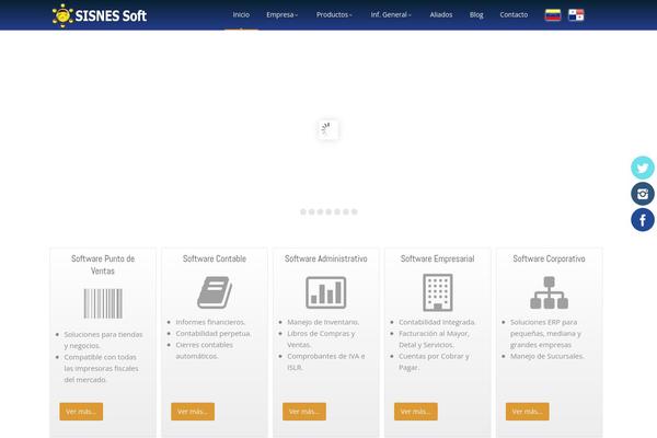 Site using A3-Social-Sidebar plugin