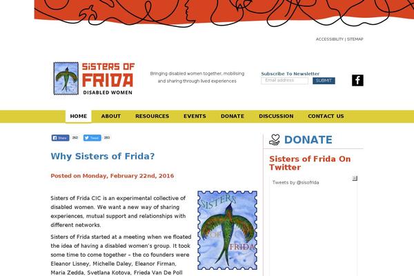sisofrida.org site used Sisofrida