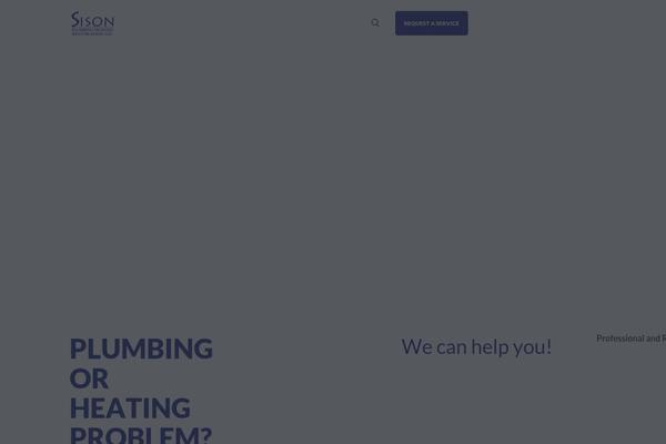 Plumbing theme site design template sample
