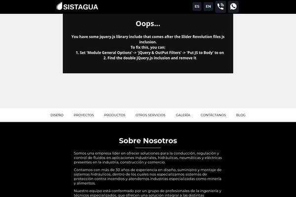 Site using Widgetkit plugin