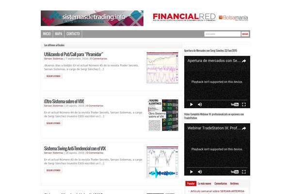 Financialred theme site design template sample