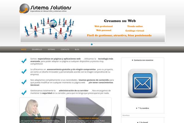 sistemasolutions.com site used Sstheme