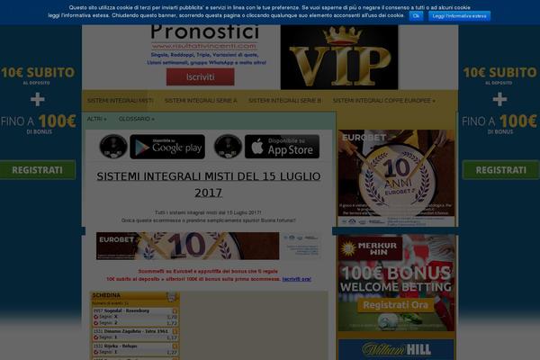 sistemivincenti.com site used Futbolblog