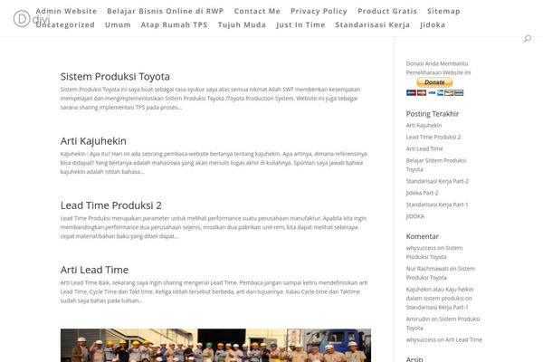 sistemproduksitoyota.com site used Demet