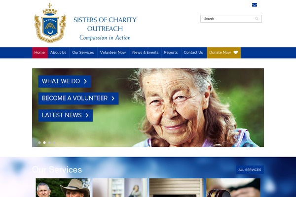 sistersofcharityoutreach.com.au site used Sister