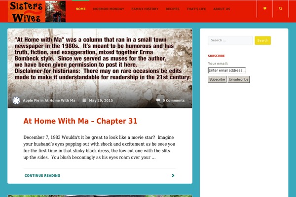 sisterswives.com site used Readable