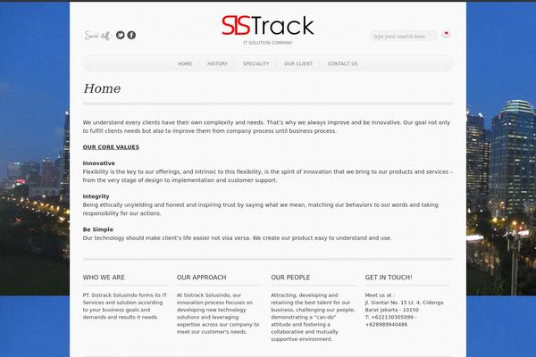 Simple’n’Bright theme site design template sample