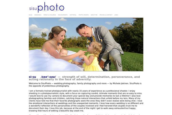 Prophoto4 theme site design template sample
