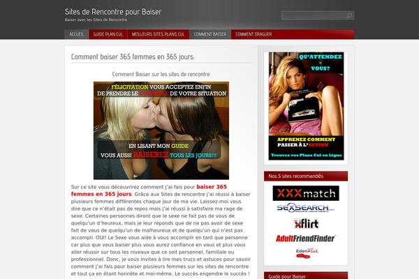 Red Modern theme site design template sample