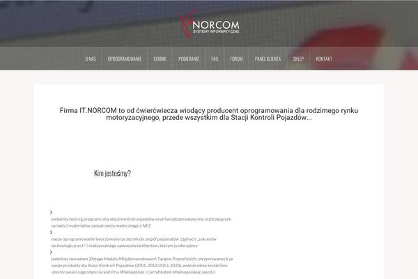 Oria theme site design template sample