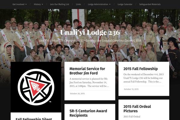 Site using Embed Facebook plugin