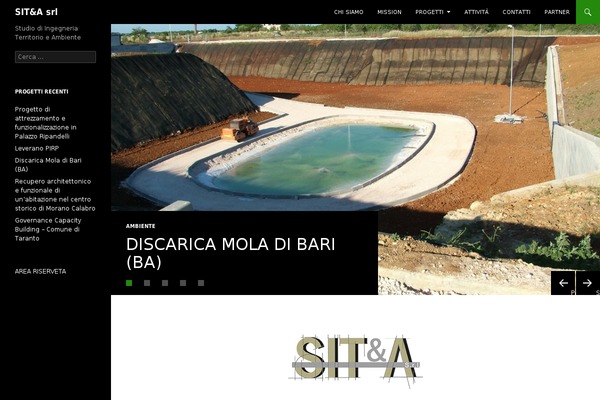 Site using Cool Timeline plugin