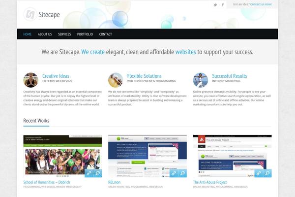 Natural theme site design template sample