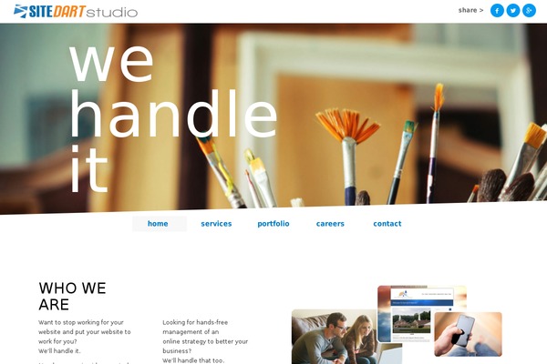 Enfold theme site design template sample