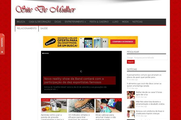 Jarida theme site design template sample