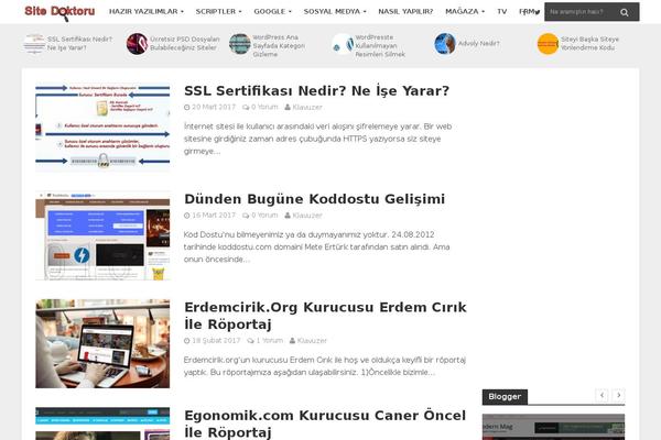 Site using WP Report Post plugin