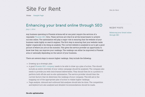 Sundance theme site design template sample