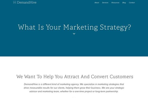 sitefox.com site used Demandhive