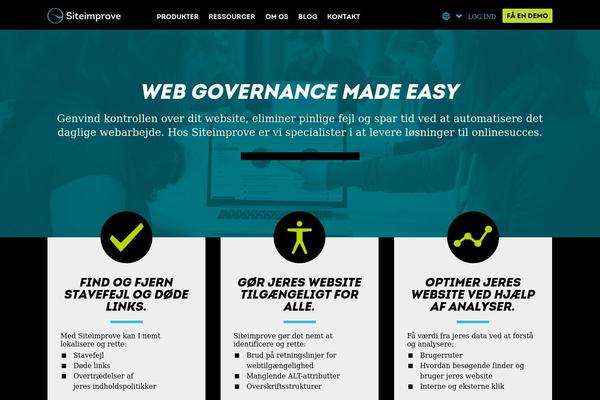 siteimprove.dk site used Siteimprove