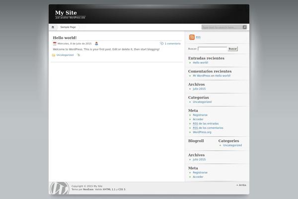 iNove theme site design template sample