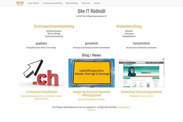 Seo theme site design template sample