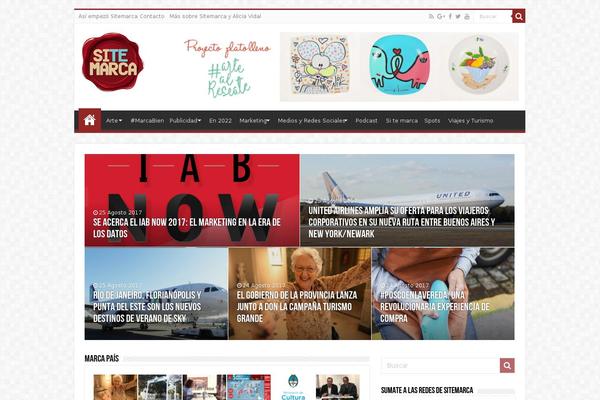 Sahifa theme site design template sample