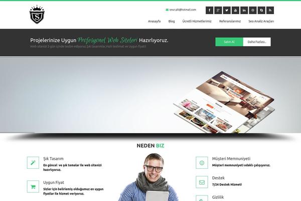 Magnis theme site design template sample