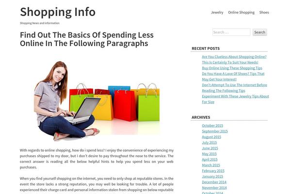 simpler theme site design template sample