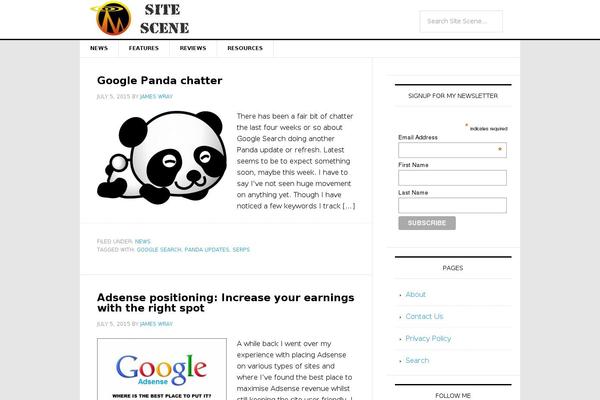 News Pro theme site design template sample