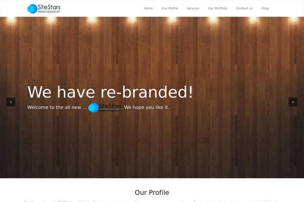 Starter theme site design template sample