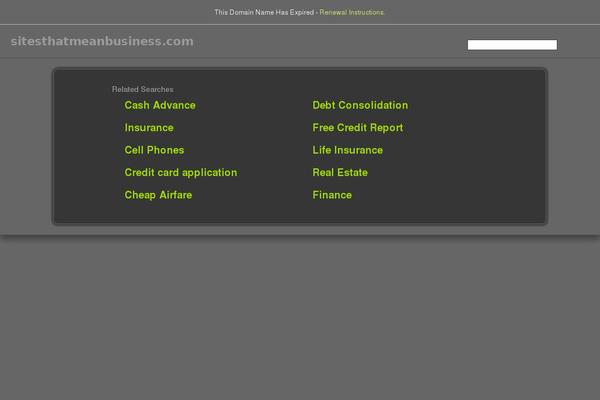 sitesthatmeanbusiness.com site used Businesspad