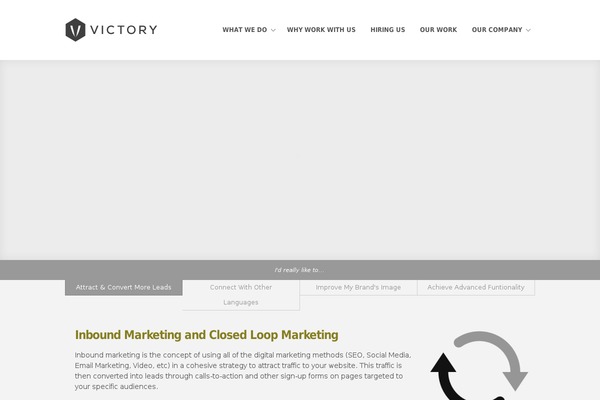 District theme site design template sample