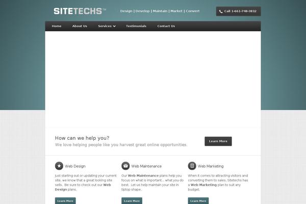 Nexus theme site design template sample