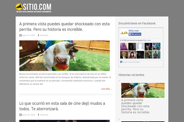 Site using Extensive Recent Posts Widget plugin