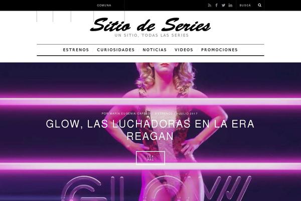 Site using Shortcodes-indep plugin