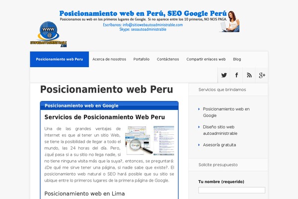 Nexus theme site design template sample