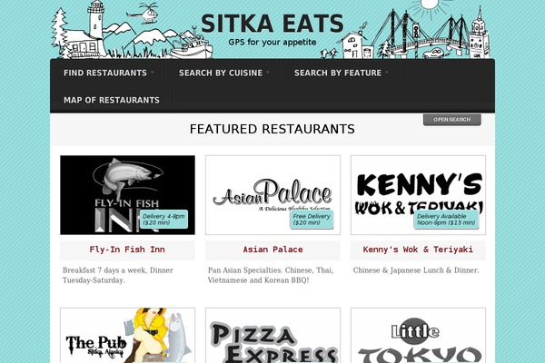 Listings theme site design template sample