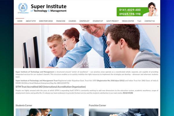 MX theme site design template sample