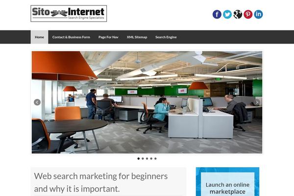 Pluto theme site design template sample