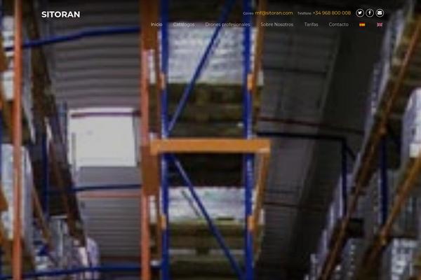 Construction theme site design template sample