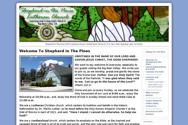 Site using Sermon-browser plugin