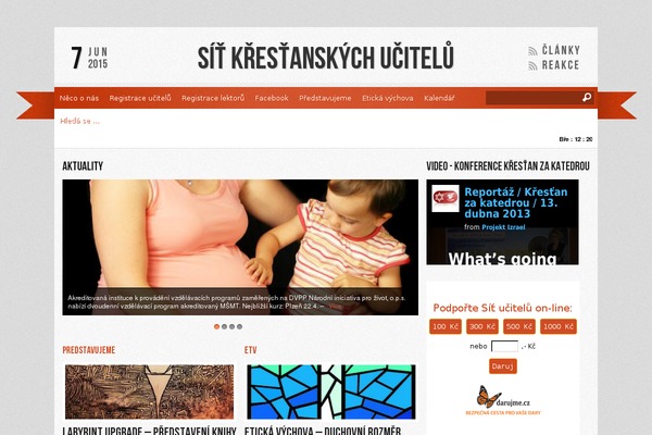 Reporter theme site design template sample