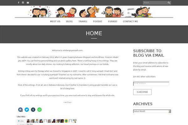 Kale theme site design template sample