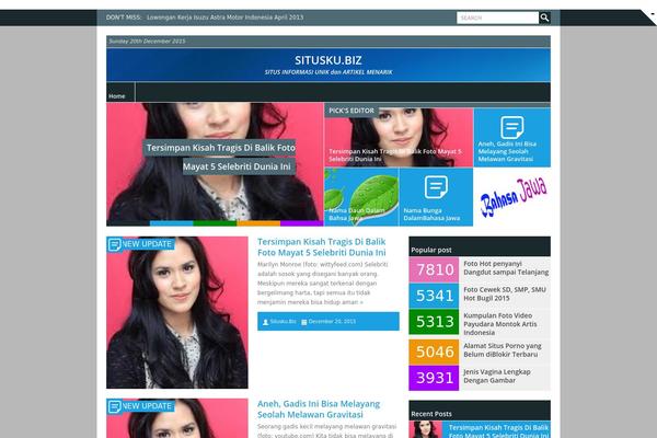 Kerenbro theme site design template sample