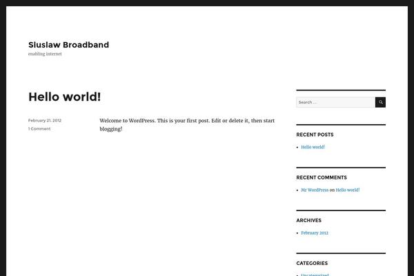 Twenty Fifteen theme site design template sample