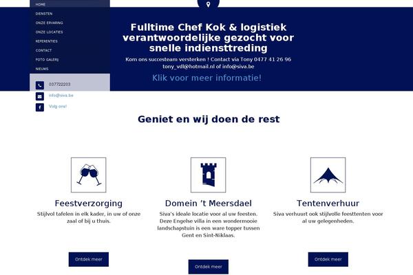 Restinn theme site design template sample
