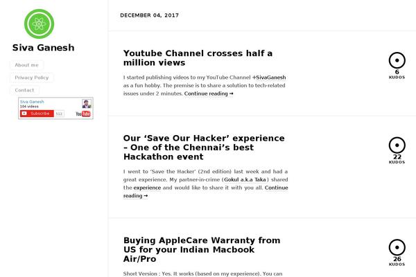 Svbtle theme site design template sample