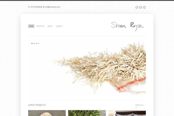 Equilibrium theme site design template sample