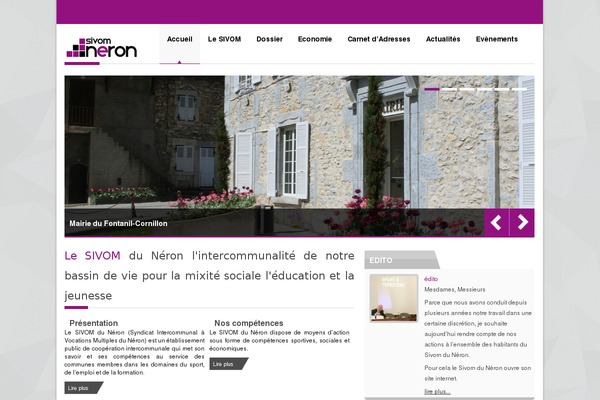 Frontline theme site design template sample