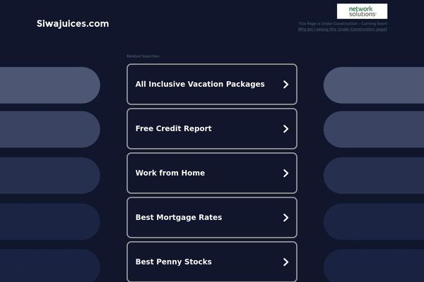 siwajuices.com site used Tm-organie